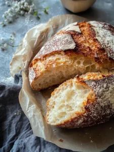 Flauschiges Knuspriges Salzbrot