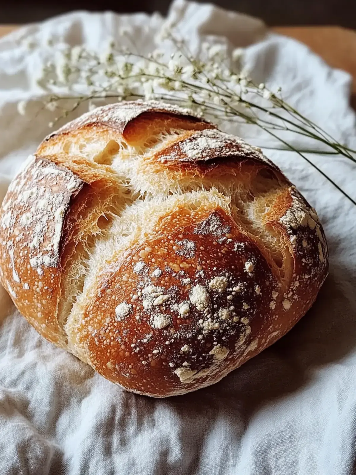 Fluffiges knuspriges Salzbrot