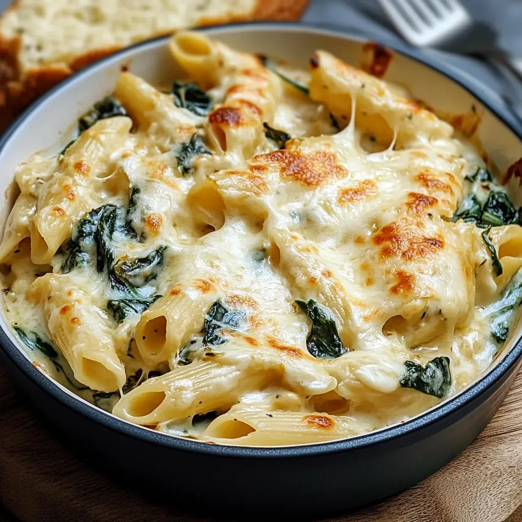 Frischkäse Spinat Hähnchen Pasta