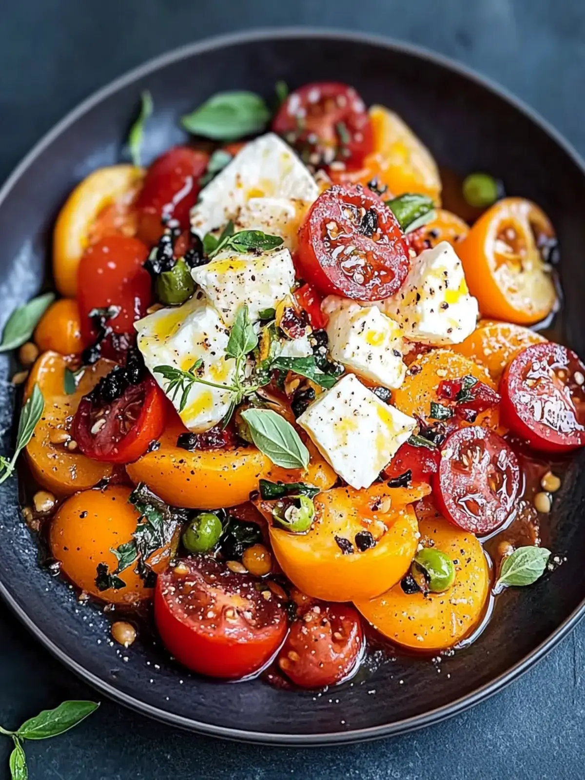Gebackener Kürbis mit Feta