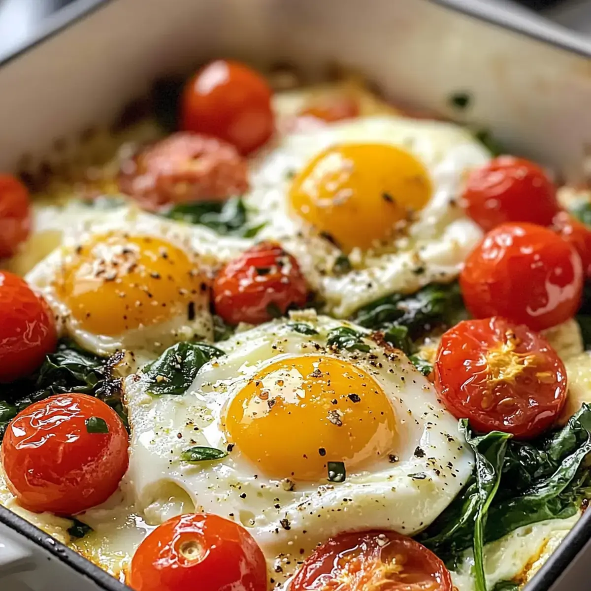 Gebratene Feta Eier