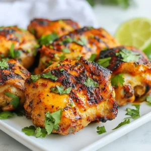 Würzige Keto Gegrillte Hähnchenschenkel