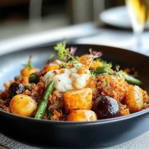 Goldbraune Halloumi Bowl mit unglaublichem Trick