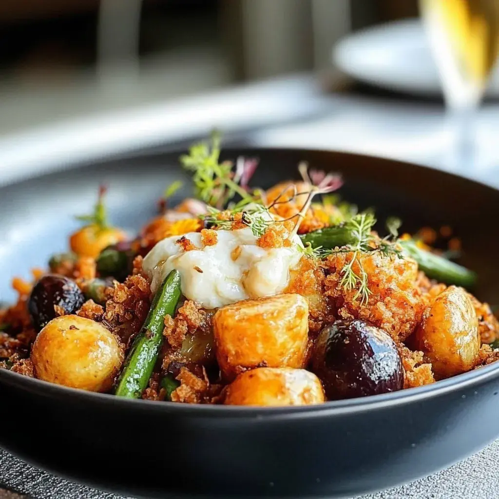 Goldbrauner Halloumi Bowl