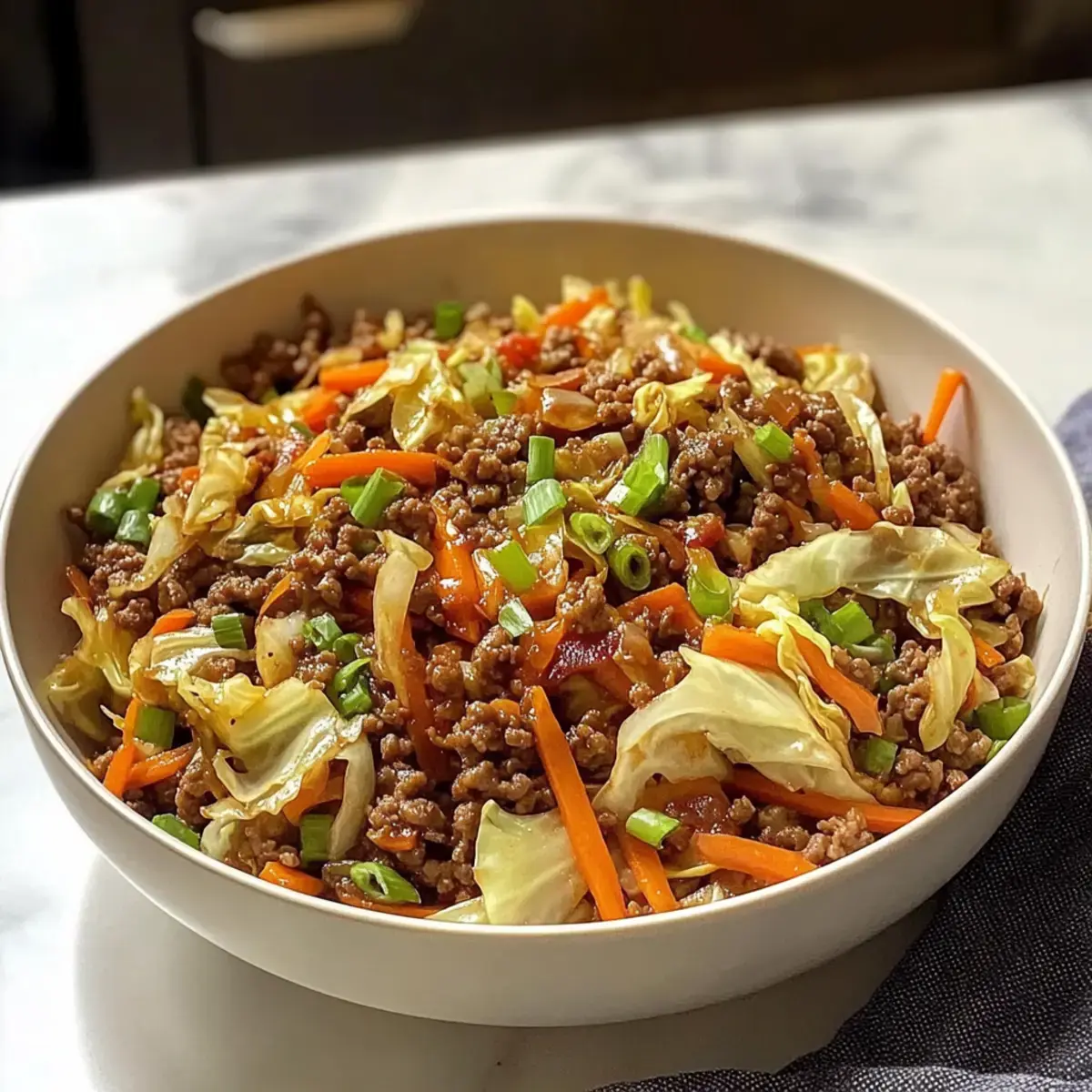 Hackfleisch Kohl Pfanne