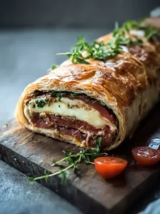 Hackfleisch Käse Rolle
