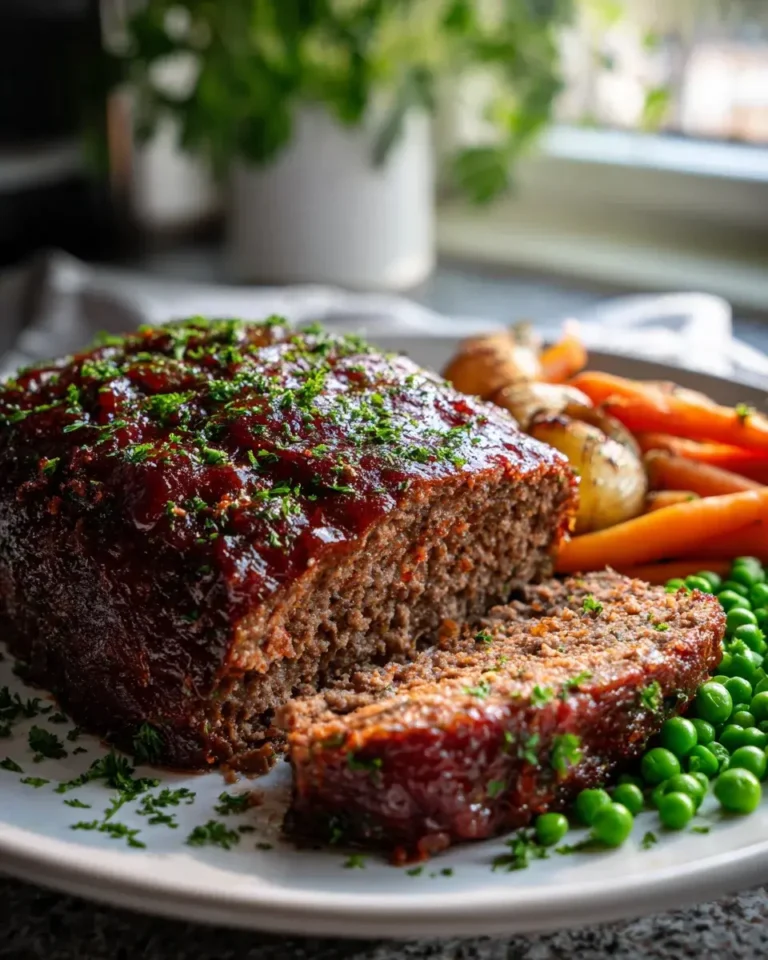 Herzhafter Hackbraten mit würziger Note