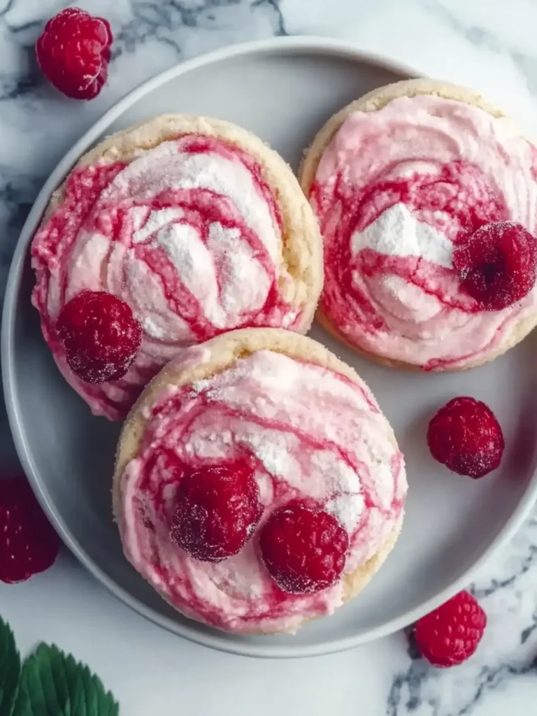 Himbeerzuckerplätzchen
