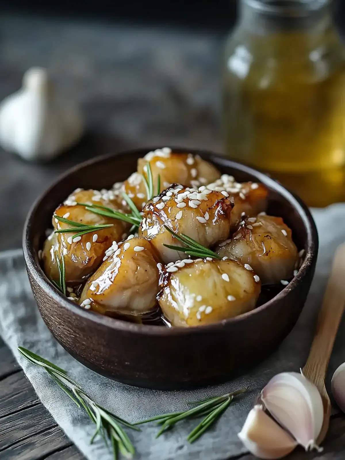 Honig Knoblauch Hähnchenschenkel