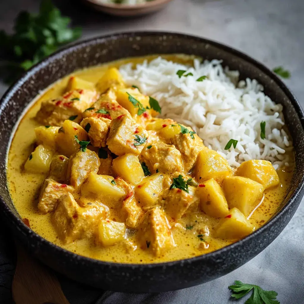 Hähnchen-Ananas-Curry