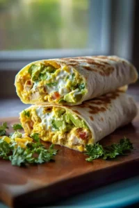 Hähnchen Avocado Ranch Burritos – Einfach & Cremig