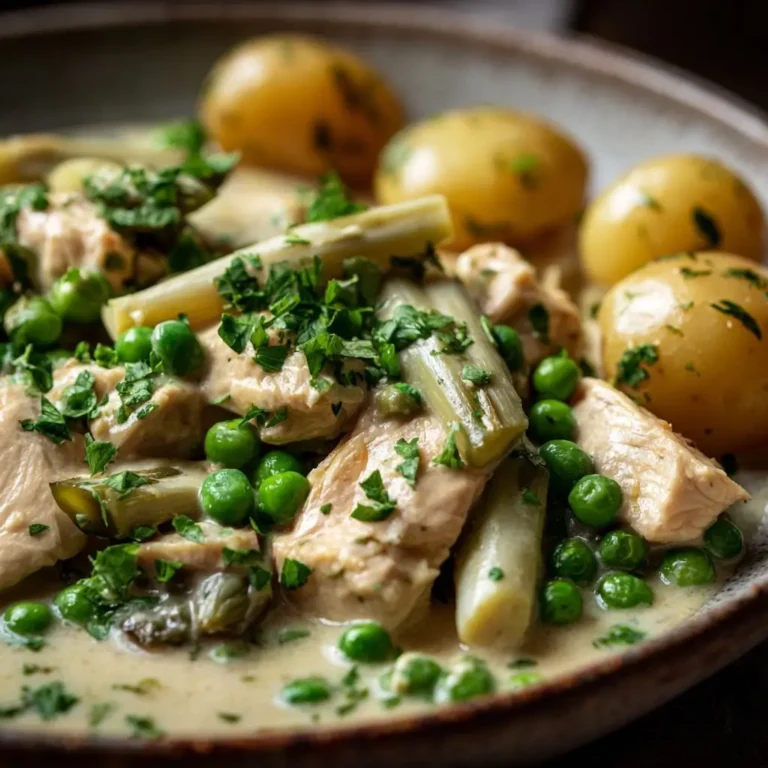 Hähnchen Frikassee Frühlingsart