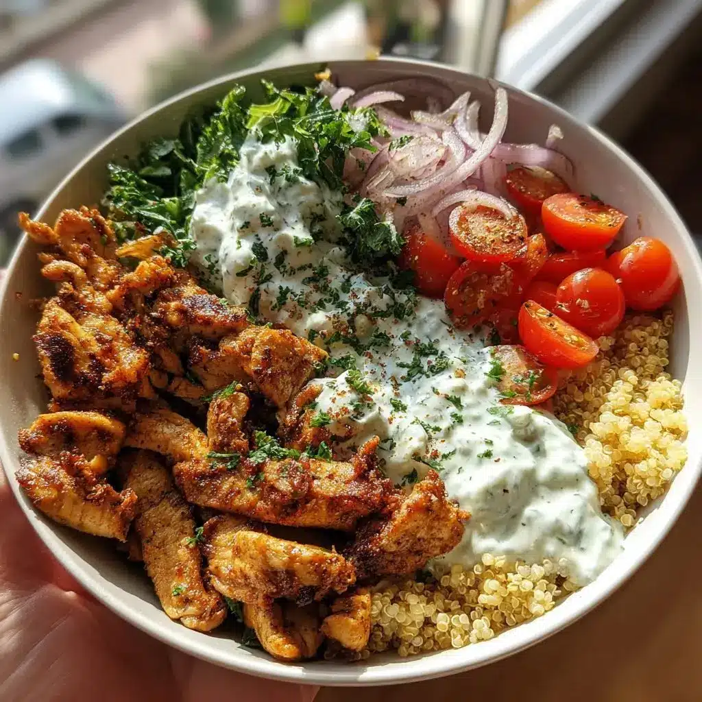 Hähnchen Gyros Bowl