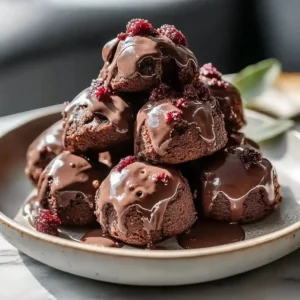 Hüttenkäse Brownie Bällchen – Schnell und Einfach