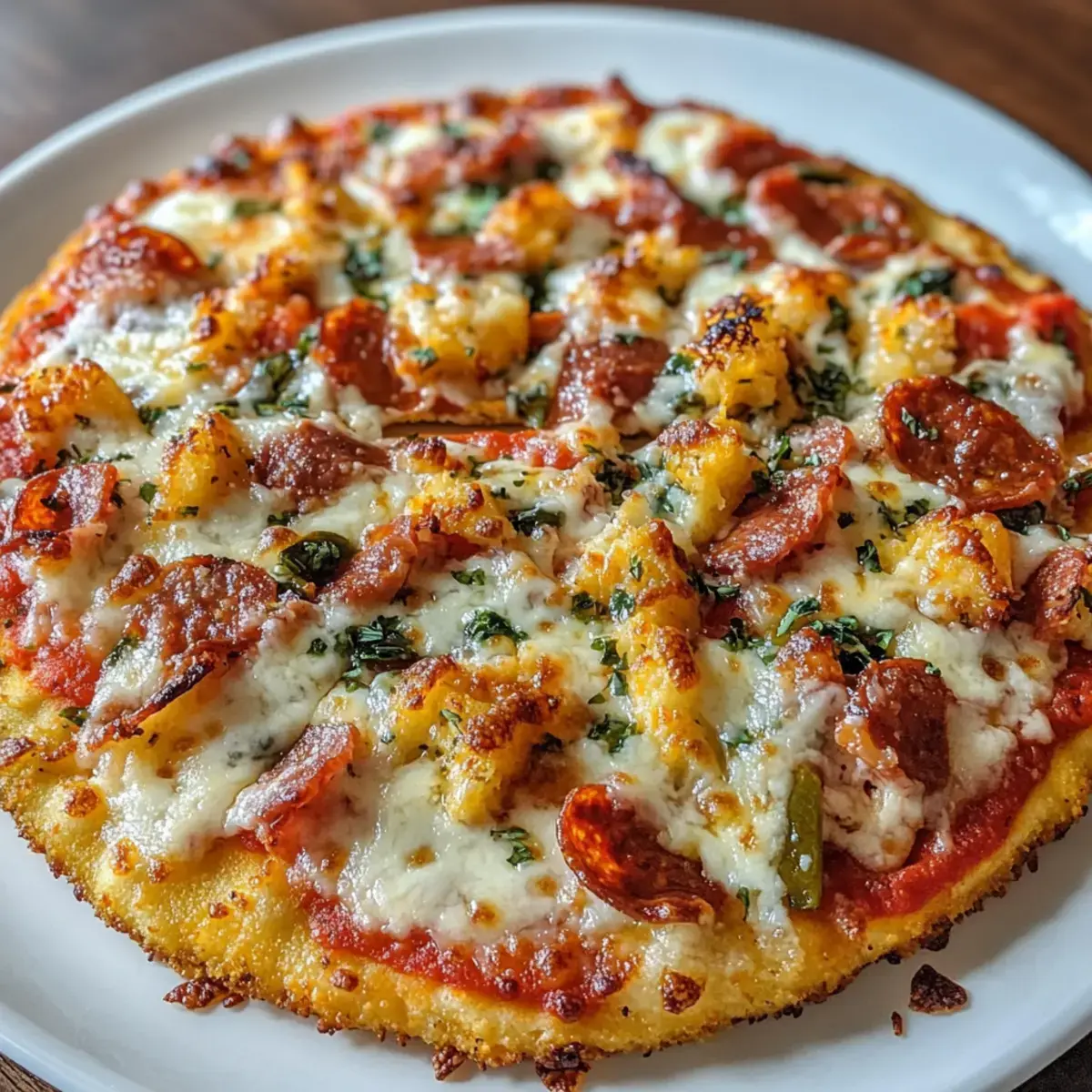 Hüttenkäse Pizza