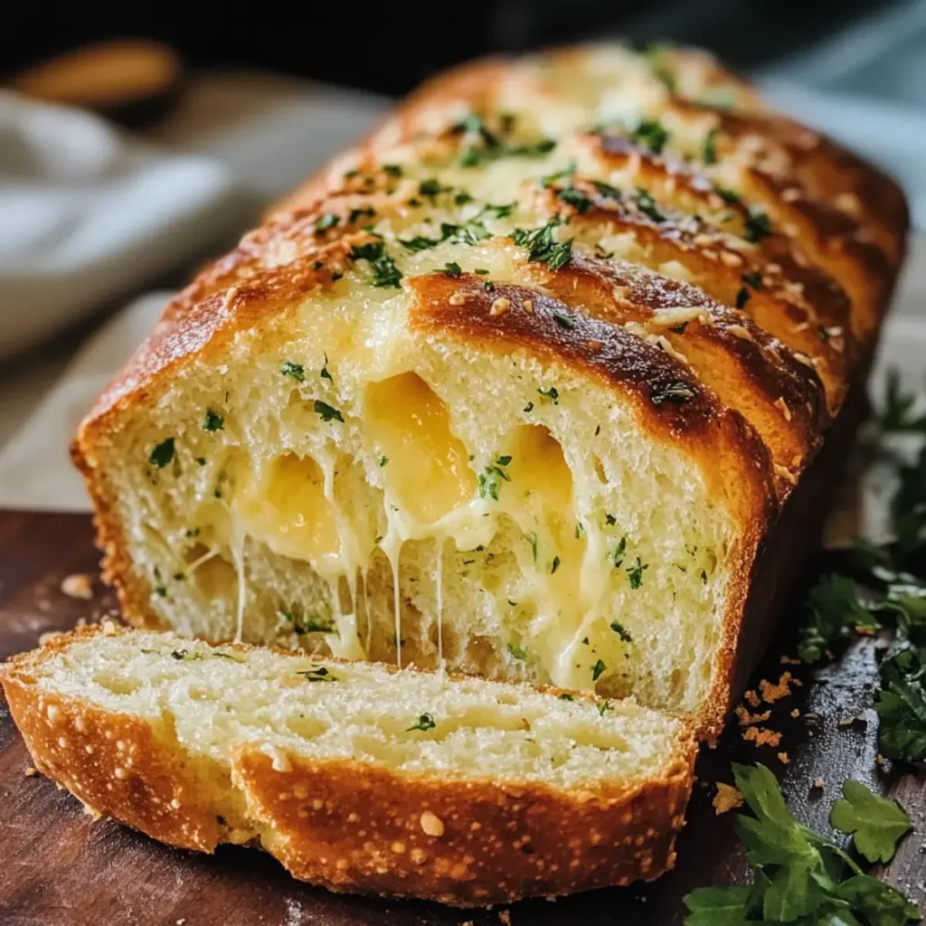 Italienisches Kräuter und Käsebrotlaib