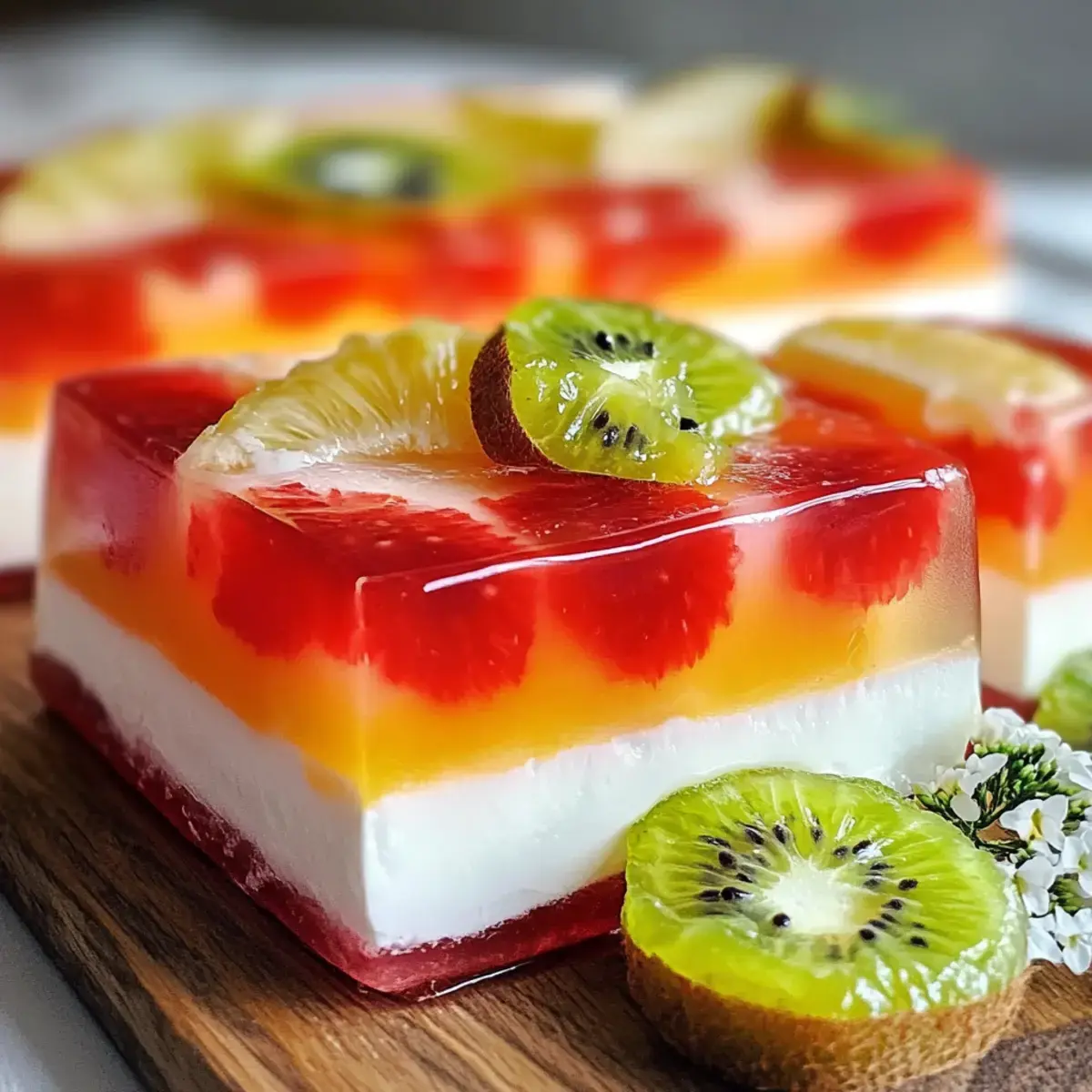 Jello und griechischer Joghurt Nachtisch