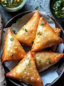 Knusprige Kartoffel Samosas