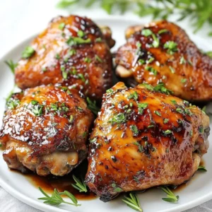 Herb-Infused Keto Balsamic Glazed Chicken