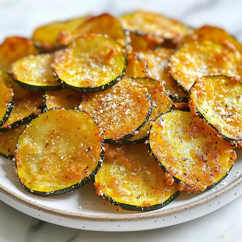 Keto Parmesan Zucchini Chips