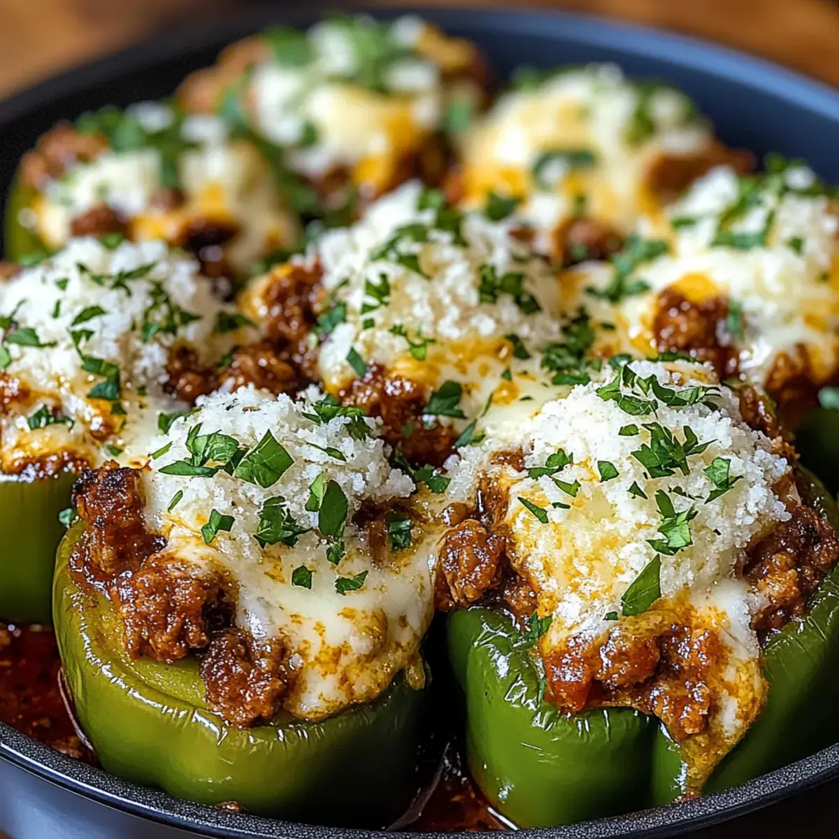 Keto gefüllte Paprika