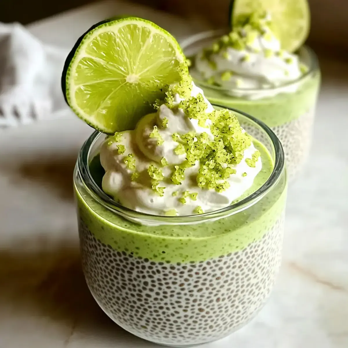 Key Lime Chia-Samen-Pudding