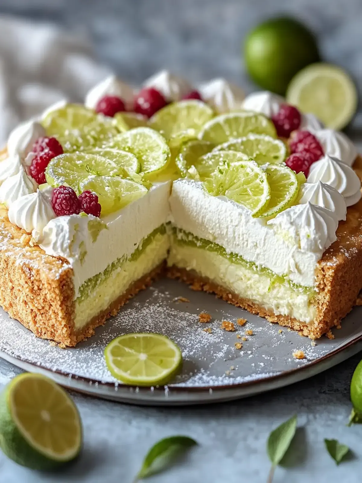 Key Lime Käsekuchen