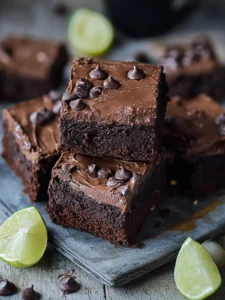 Gesunde Kichererbsen Brownies mit Süßer Kartoffelcreme