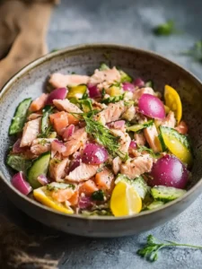Gesunder Kidneybohnen- und Thunfischsalat für jeden Tag