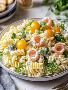 Klassischer Nudelsalat mit Mayo – Ein Sommerhit für Feste