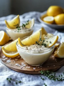 Knusprige Zitrone-Kräuter-Kartoffelspalten mit Knoblauchdip