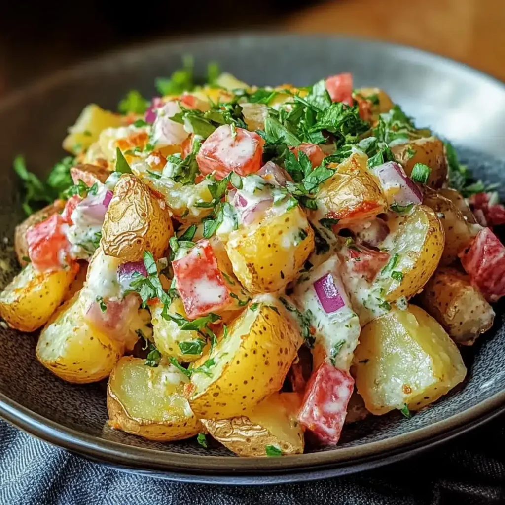 Knuspriger Kartoffelsalat