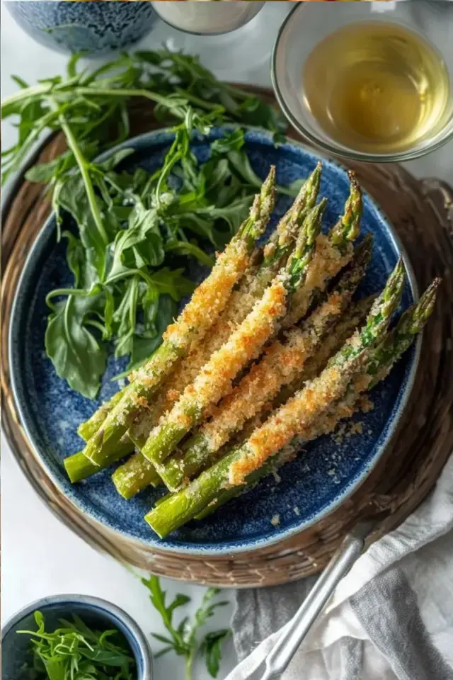Knuspriger Parmesan Spargel