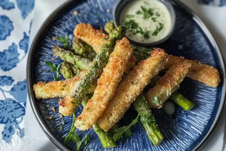 Knuspriger Parmesan Spargel