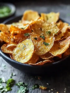 Kohlrabi-Chips mit Curry
