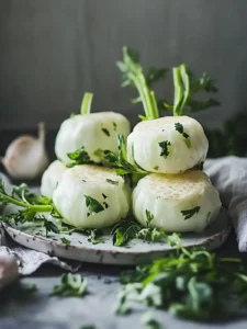 Knusprige Kohlrabi Puffer