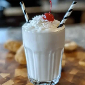 Einfacher Kokosnuss-Milchshake