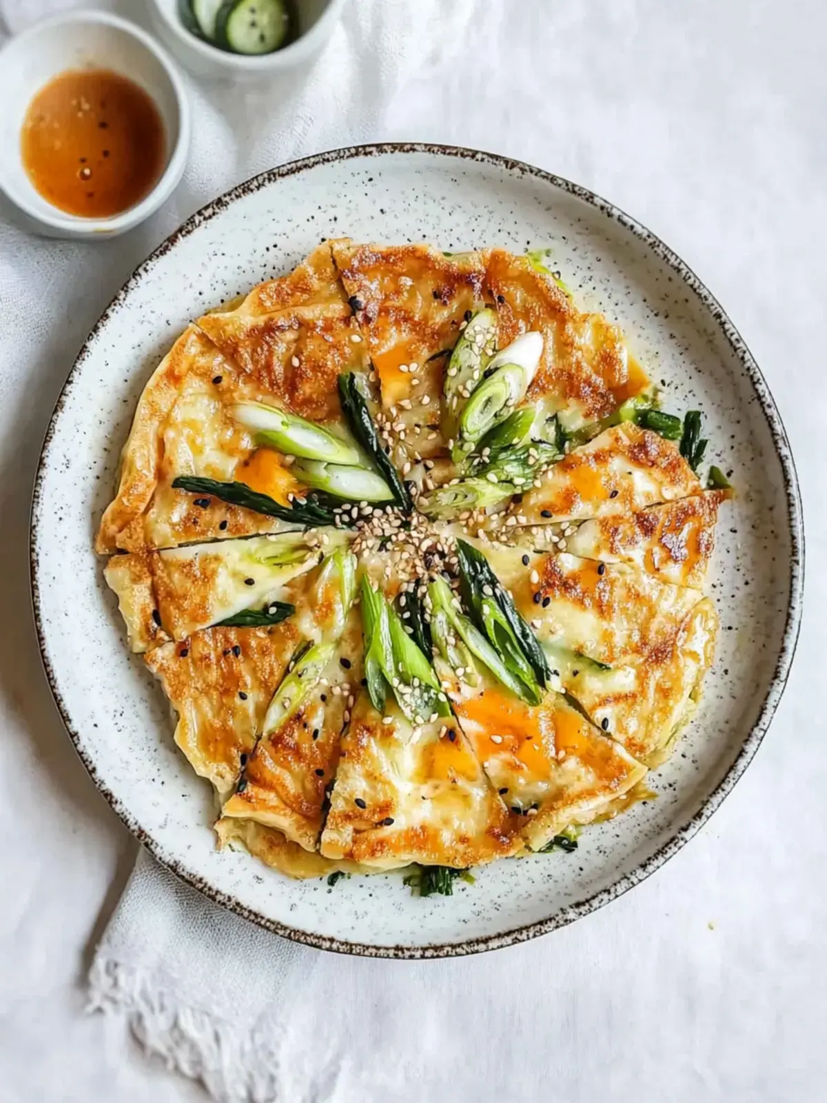 Koreanische Gemüsepuffer