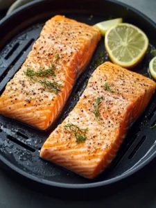 Knuspriger Lachs im Airfryer
