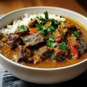 Lamm in cremigem Kardamom Curry