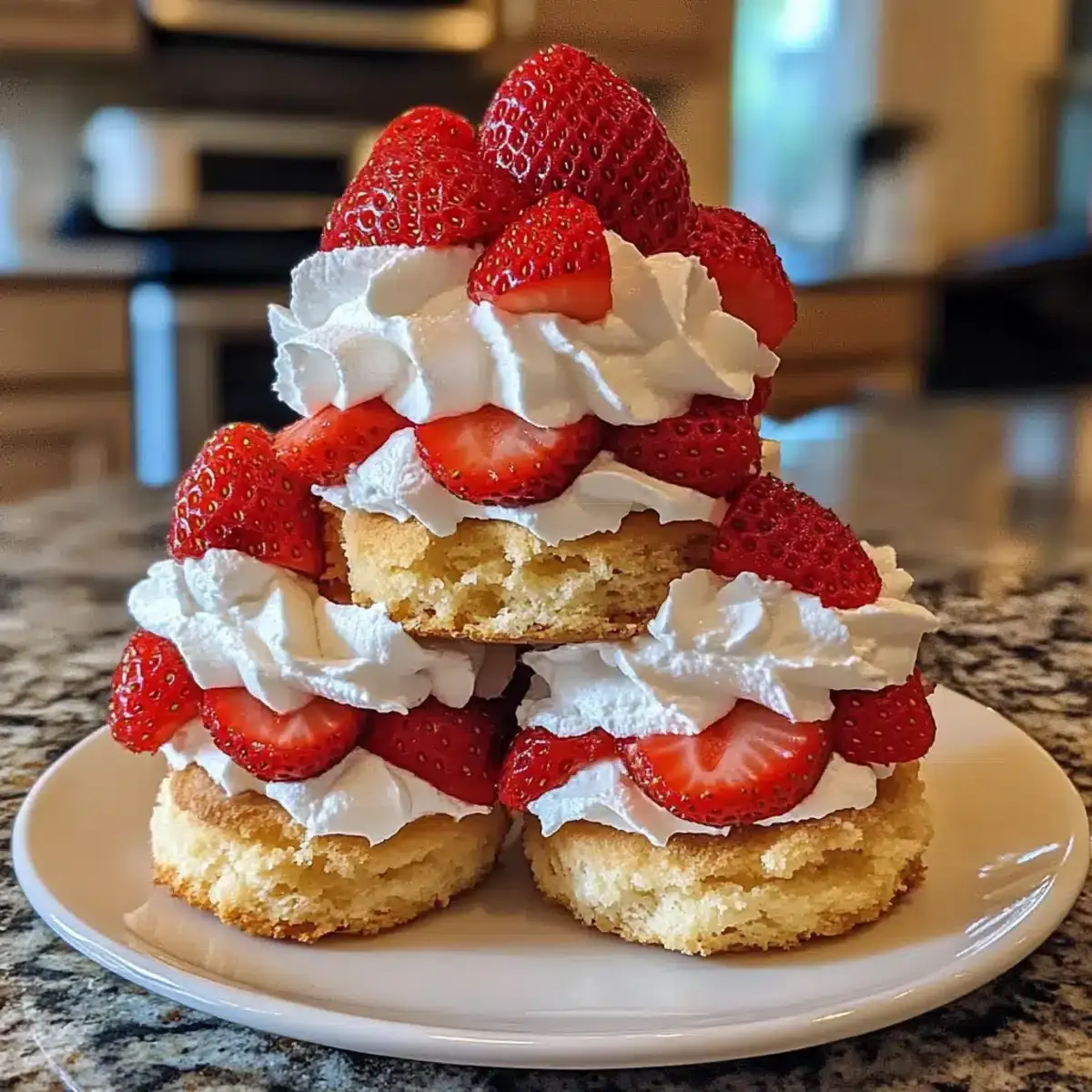 Mini Erdbeer-Shortcakes