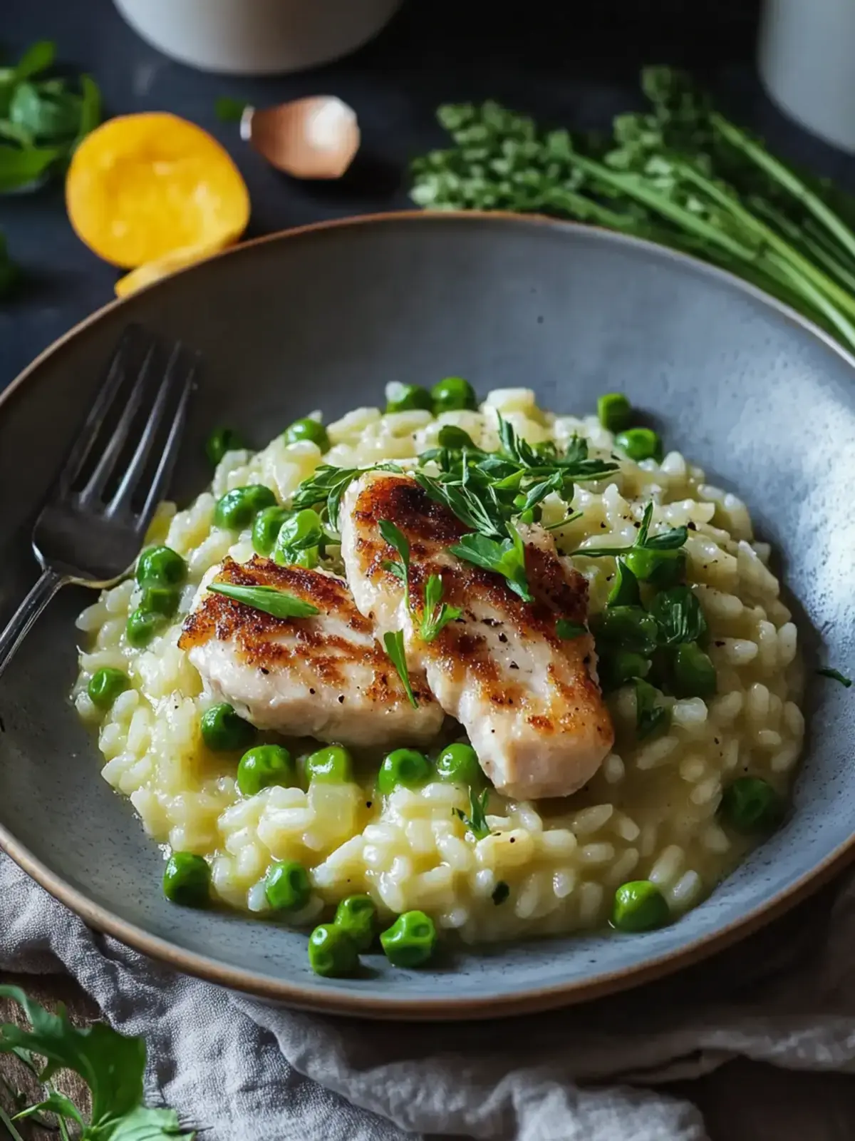 Muttertags-Spargelrisotto mit Hähnchen