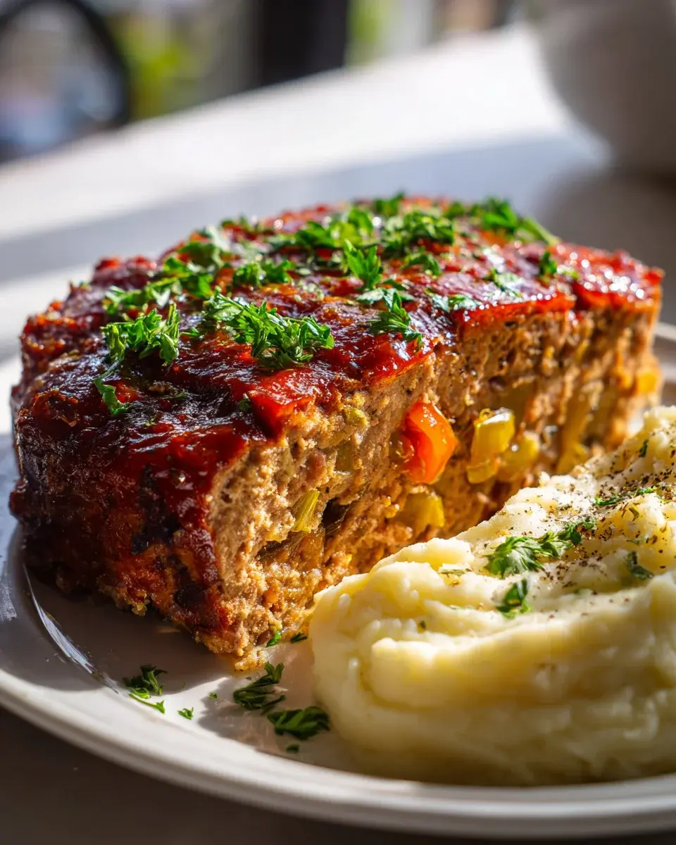 Ofen-Hackbraten mit Kräutern