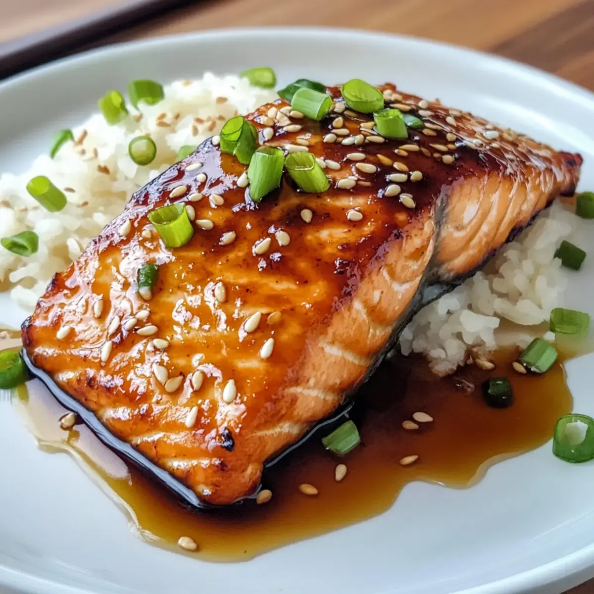 Orangen-Teriyaki-Lachs