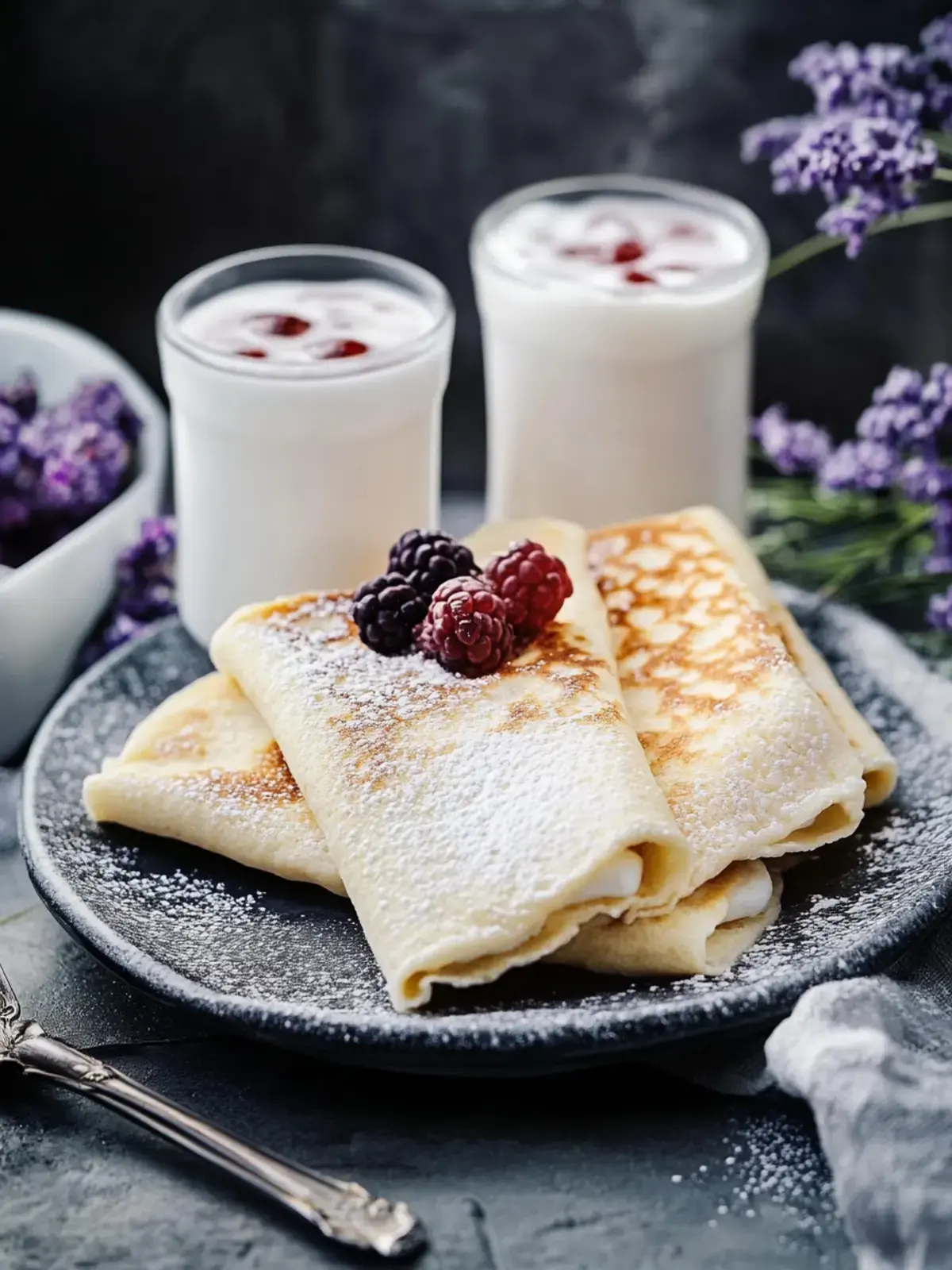 Pfannkuchen mit Wodka