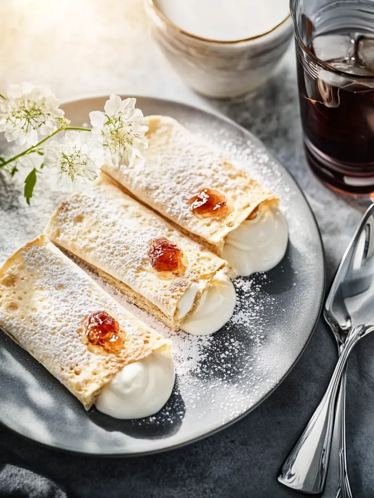 Pfannkuchen mit Wodka