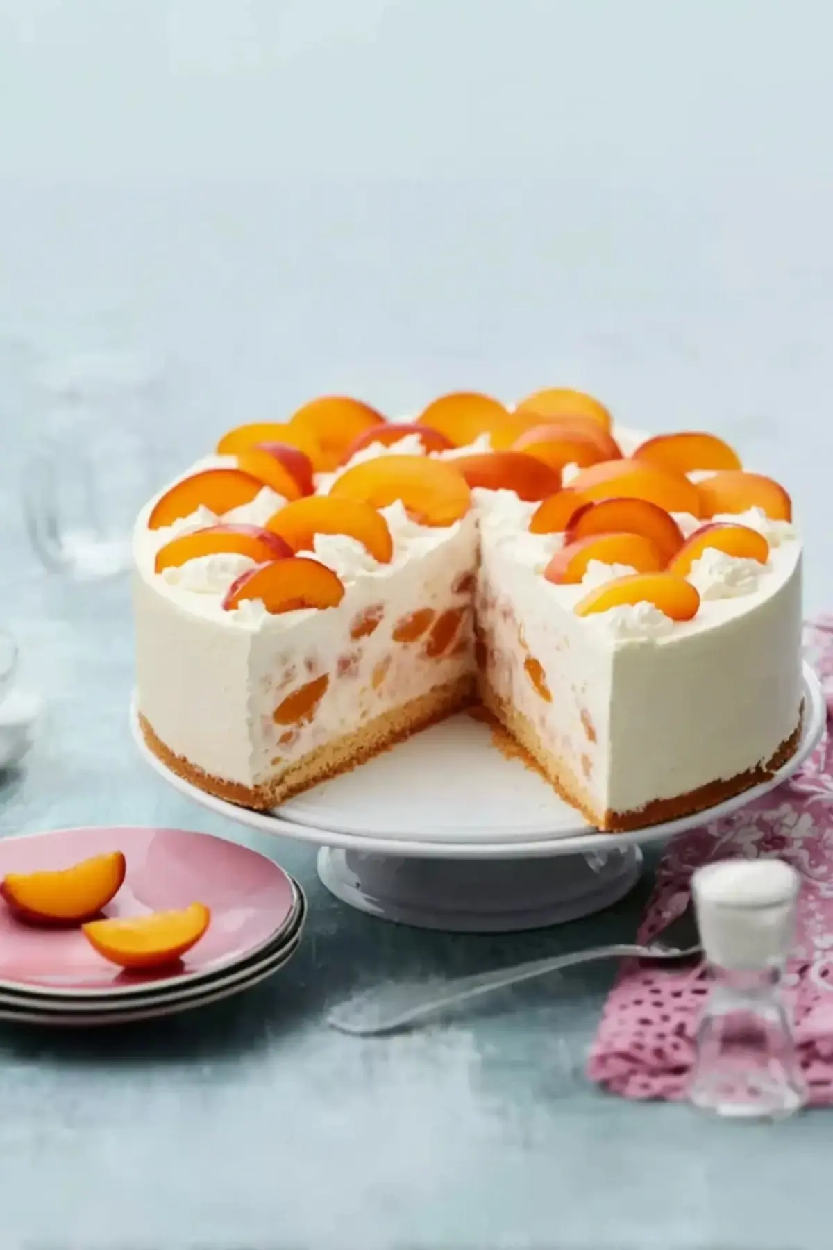 Pfirsichtorte