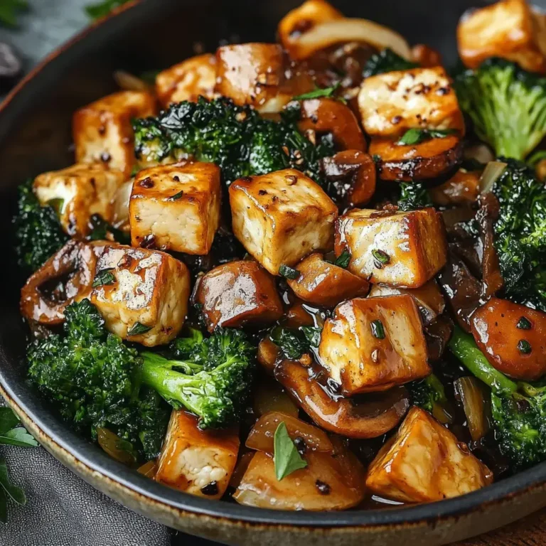 Pilz-Tofu-Pfanne Rezept