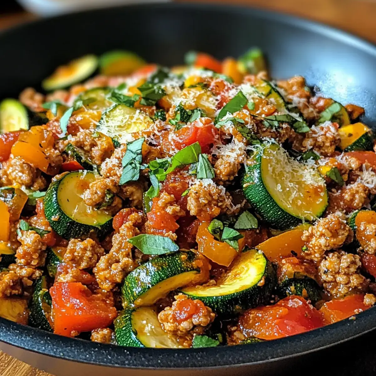 Puten-Zucchini-Pfanne Rezept