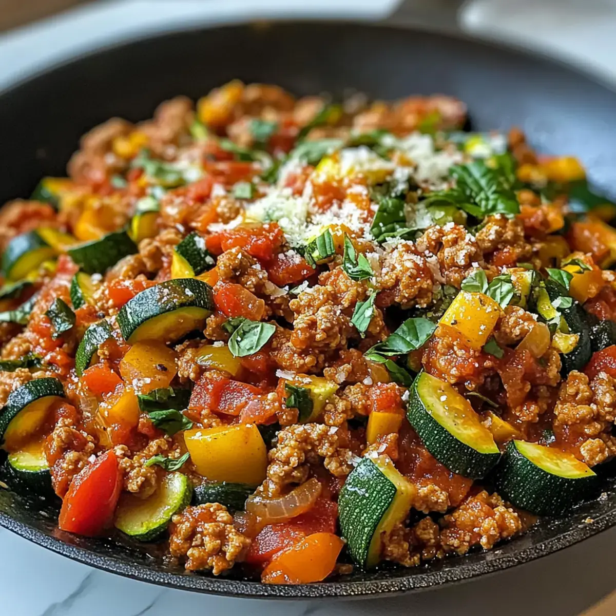 Puten-Zucchini-Pfanne Rezept